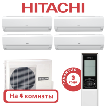 фото Hitachi RAM-70NP4E/RAK-18RPEx4