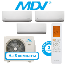 фото MDV MD4O-28HFN8/MDSAG-09HRFN8x2/MDSAG-18HRFN8