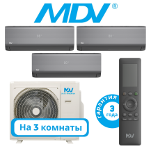 фото MDV MD4O-28HFN8/MDSALF-09HRFN8x2/MDSALF-18HRFN8