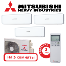 фото Mitsubishi Heavy SCM71ZS-W/SRK25ZS-Wx3