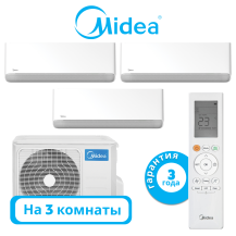 фото Midea M4OB-36HFN8-Q1/MMFE-09N8D6-Ix2/MMFE-18N8D6-I