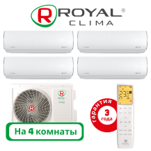 фото Royal Clima 5TFM-42HN/RCI-PFF09HNx2/RCI-PFF12HNx2