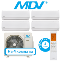 фото Комплект мульти сплит системы MDV FOREST INVERTER на 4 комнаты