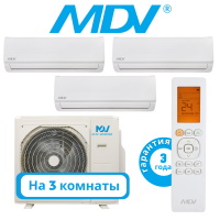 фото Комплект мульти сплит системы MDV FOREST INVERTER на 3 комнаты