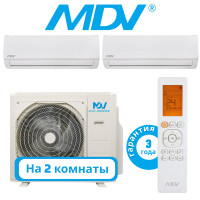 фото Комплект мульти сплит системы MDV FOREST INVERTER на 2 комнаты