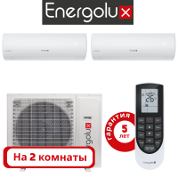 фото Комплект мульти сплит системы Energolux BIG белого цвета на 2 комнаты