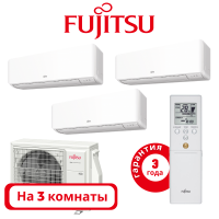 фото Комплект мульти сплит системы Fujitsu серии Genios на 3 комнаты