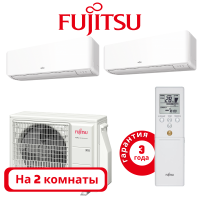 фото Комплект мульти сплит системы Fujitsu серии Genios на 2 комнаты