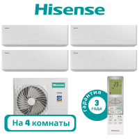 фото Комплект мульти сплит системы Hisense серии VISION PRO SUPERIOR на 4 комнаты