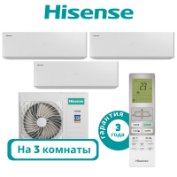 фото Комплект мульти сплит системы Hisense серии VISION PRO SUPERIOR на 3 комнаты