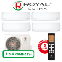 фото Комплект мульти сплит системы Royal Clima серии PRESTIGIO на 4 комнаты