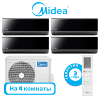 фото Комплект мульти сплит системы Midea серии PERSONA на 4 комнаты