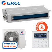 фото Gree серия канальных кондиционеров U-MATCH INVERTER R32