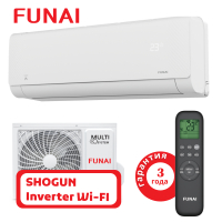 фото FUNAI серия SHOGUN Inverter ВСТРОЕННЫЙ WiFi 2025