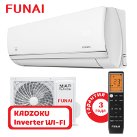 фото FUNAI серия KADZOKU Inverter ВСТРОЕННЫЙ WiFi 2025